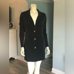 Wearever large shimmer black/silver jacket dress. Fits like a medium.